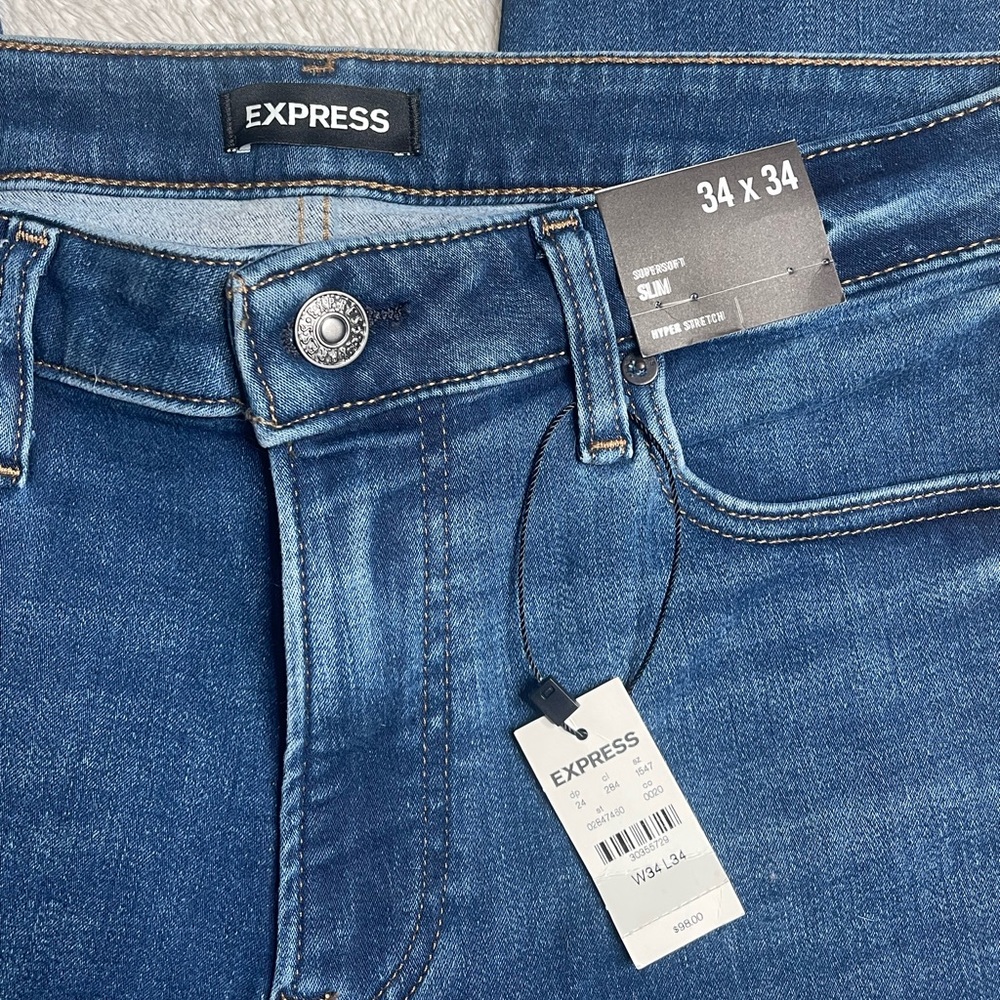 NWT Express Men’s Jeans 34/34
